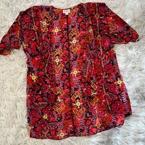LulaRoe Bianca Floral Kimono